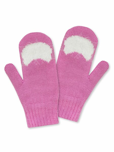 Варежки Девочкам Россия Розовый Котик (фото 1)