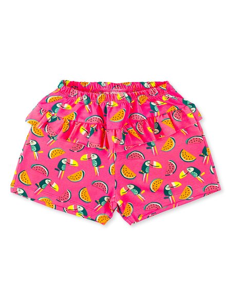 Шорты Девочкам Юлала Розовый яркий Фрукты (фото 1)