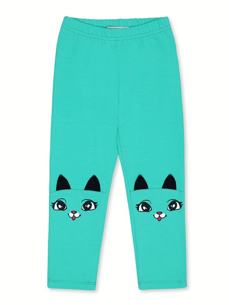 Лосины Девочкам Bonito Мятный Мордочка (фото 1)