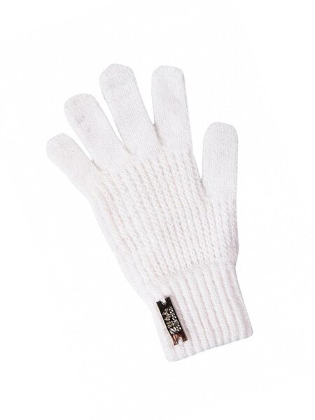 Перчатки Девочкам Россия Белый Без рисунка (фото 1)