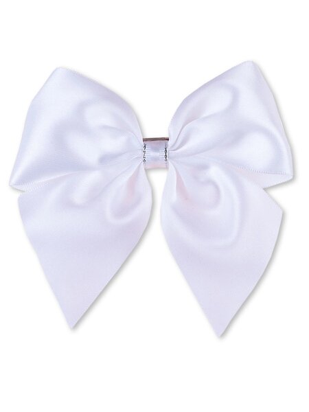 Бант на заколке Девочкам Baby`s joy Белый Без рисунка (фото 1)