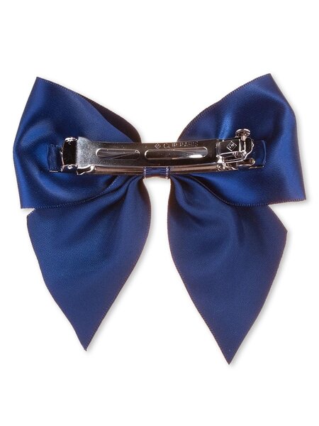 Бант на заколке Девочкам Baby`s joy Чернильный Без рисунка (фото 2)