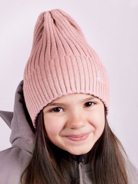 Шапка Девочкам Россия Пудра Единорог (фото 1)