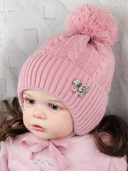 Шапка Девочкам Россия Микс Бабочка (фото 1)