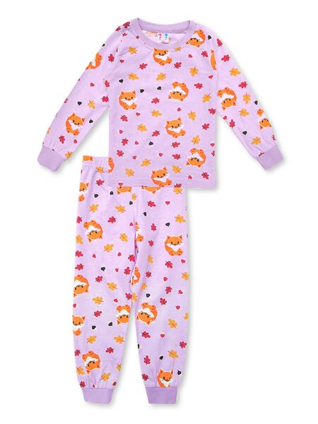 Пижама Девочкам Le&lo Сиреневый Белочки (фото 1)