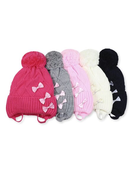 Шапка Девочкам Россия Микс Бантик (фото 1)