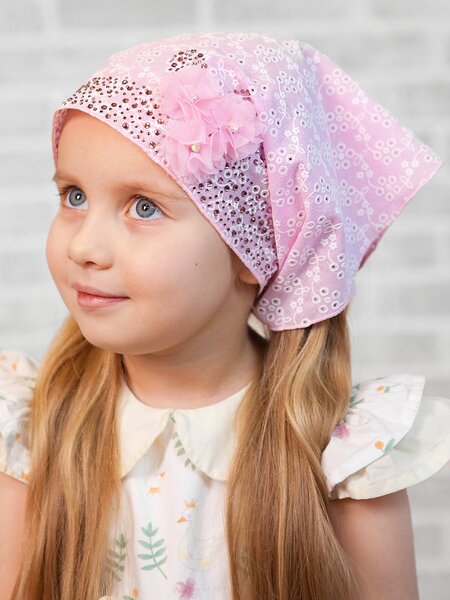 Косынка Девочкам Россия Микс Цветы (фото 1)