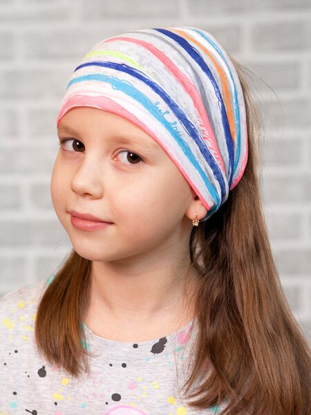 Косынка Девочкам Россия Белый Полоски (фото 1)