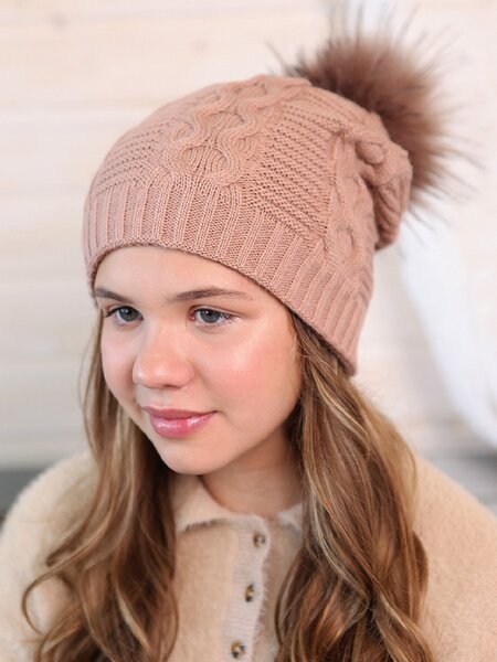 Шапка Девочкам Россия Микс Узоры (фото 1)