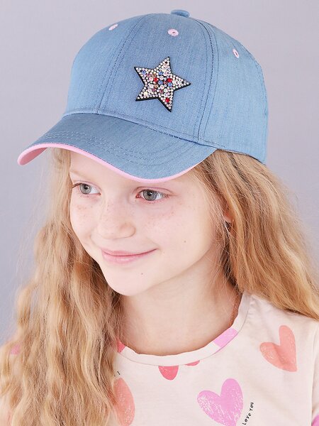 Бейсболка Девочкам Россия Микс Звезда (фото 1)