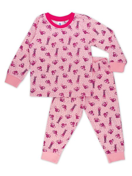 Пижама Девочкам Elephant kids Розовый Балерина (фото 1)