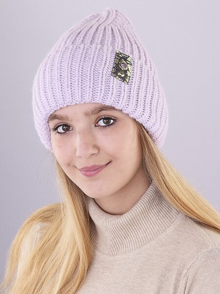 Шапка Девочкам Россия Микс Эмблема (фото 1)