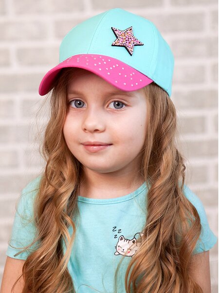 Бейсболка Девочкам Россия Микс Звезда (фото 1)