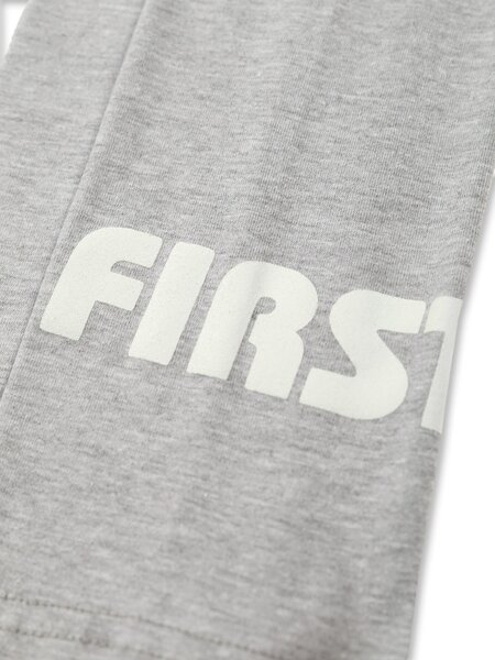 Лосины Девочкам Sladikmladik Серый меланж Надпись (фото 2)