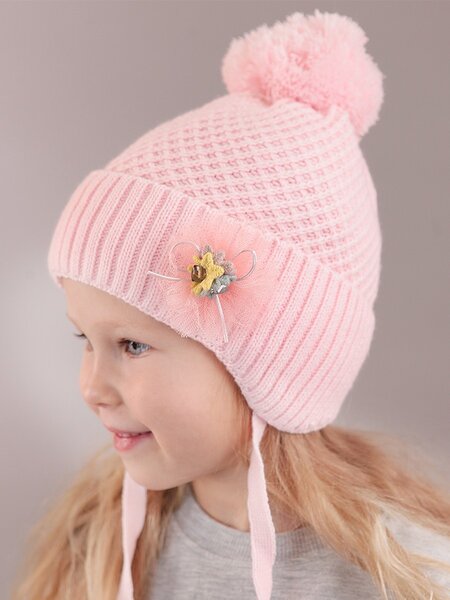 Шапка Девочкам Россия Микс Цветок (фото 1)
