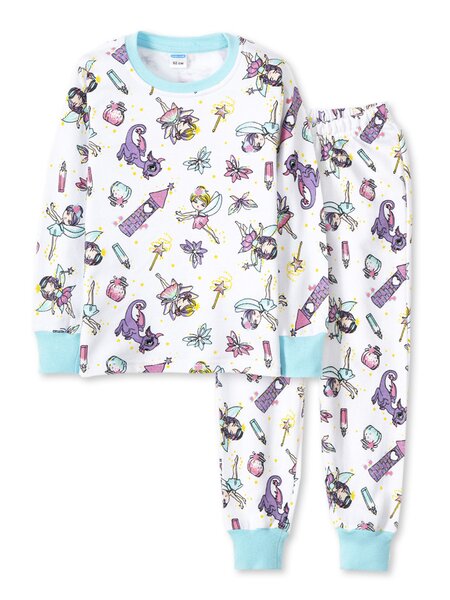 Пижама Девочкам Sladikmladik Белый; Голубой Феи (фото 1)