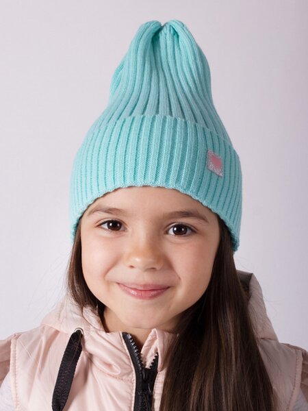 Шапка Девочкам Россия Мятный Сердце (фото 1)