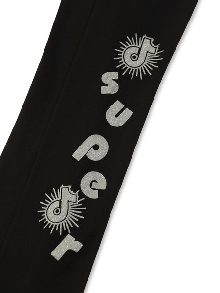 Лосины Девочкам Sladikmladik Чёрный Надпись (фото 2)