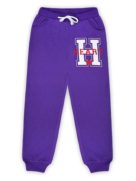 Брюки Девочкам Bonito Фиолетовый Надпись (фото 1)