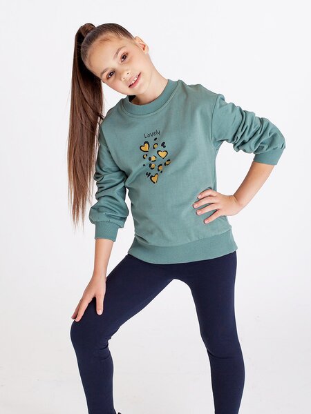 Лосины Девочкам Takro Чернильный Без рисунка (фото 1)