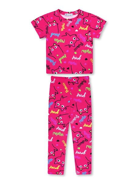 Костюм Девочкам Bonito Малиновый Котики (фото 1)