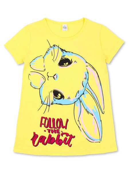 Сорочка Девочкам Bonito Жёлтый Зайка (фото 1)
