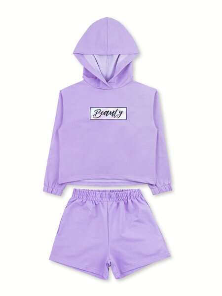 Комплект Девочкам Юлала Сиреневый Надпись (фото 2)