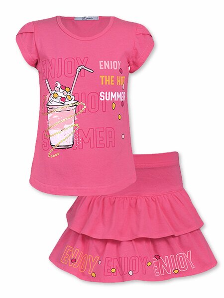 Комплект Девочкам Лунёва Коралловый Сладости (фото 1)