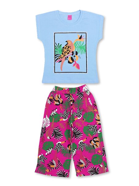 Костюм Девочкам Bonito Голубой Птичка (фото 1)