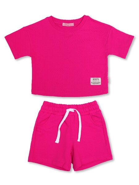 Костюм Девочкам Bonito Малиновый Нашивка (фото 1)