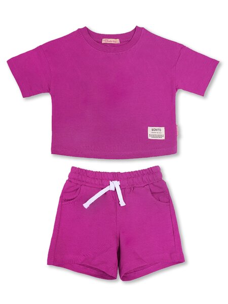 Костюм Девочкам Bonito Фиолетовый Нашивка (фото 1)