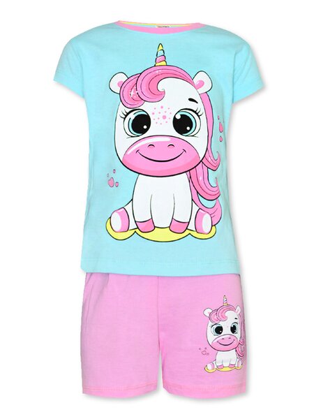 Костюм Девочкам Baby style Голубой; Розовый Единорог (фото 1)