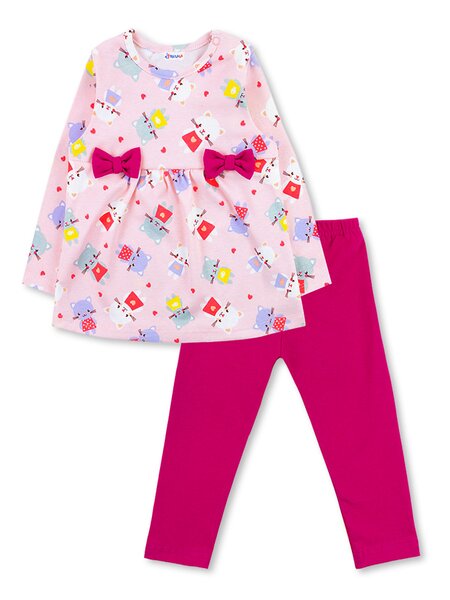 Костюм Девочкам Юлала Розовый; Малиновый Кошки (фото 1)