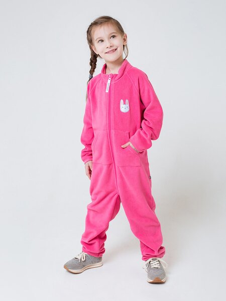 Комбинезон Девочкам Crockid Малиновый Зайка (фото 1)