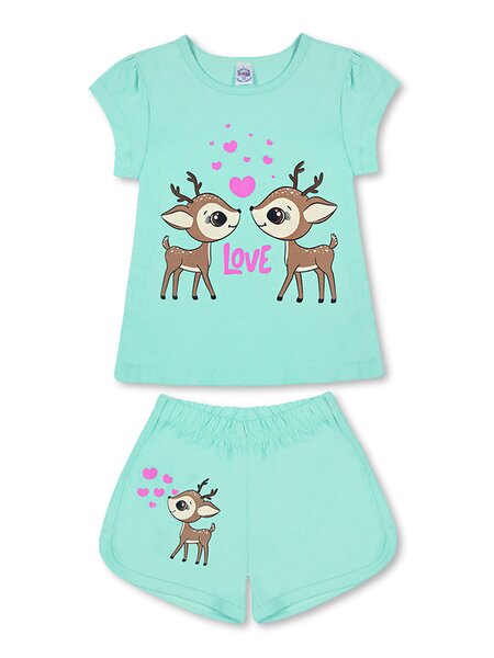 Костюм Девочкам Bonito Мятный Олени (фото 1)