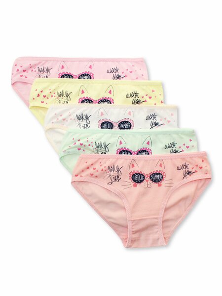 Трусики Девочкам Nicoletta Микс Кошка (фото 1)