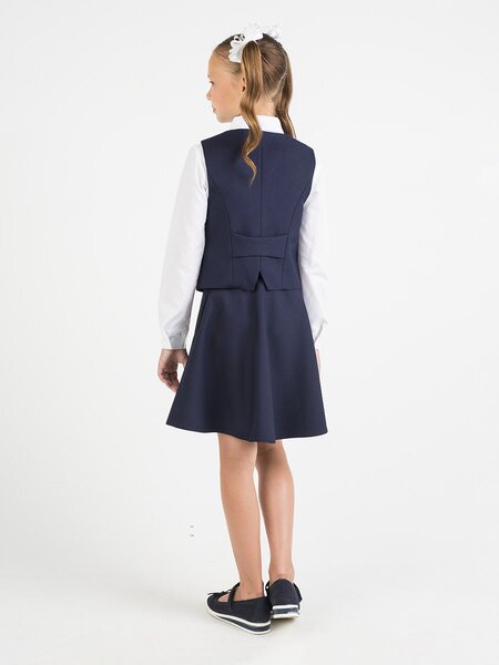 Жилет Девочкам Россия Чернильный Без рисунка (фото 2)