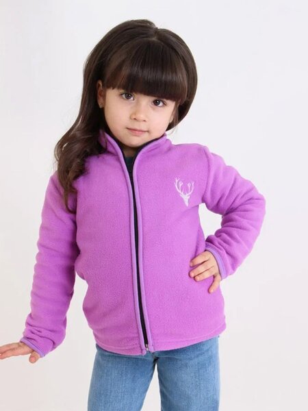 Толстовка Девочкам Bonito Сиреневый Олень (фото 1)