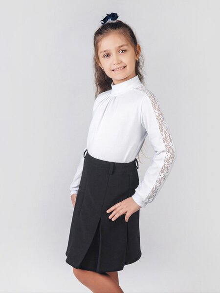 Джемпер Девочкам Россия Белый Без рисунка (фото 1)