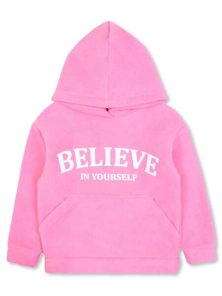 Толстовка Девочкам Bonito Розовый Надпись (фото 1)