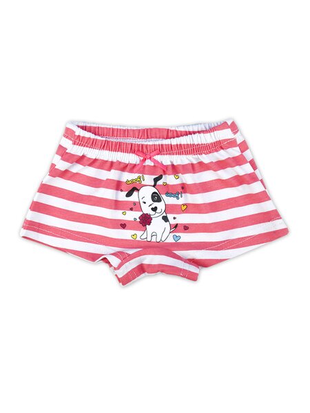 Трусы Девочкам Bonito Белый; Коралловый Собачка (фото 1)