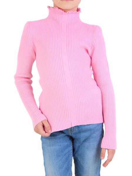 Водолазка Девочкам Bonito Розовый Линии (фото 1)