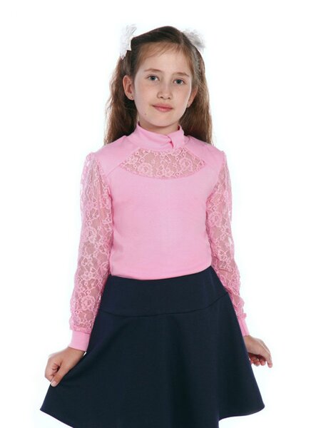 Джемпер Девочкам Россия Розовый Без рисунка (фото 1)