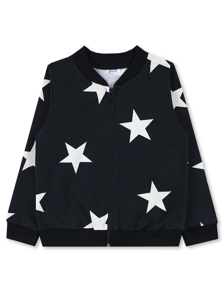 Толстовка Девочкам Юлала Чёрный Звёзды (фото 1)