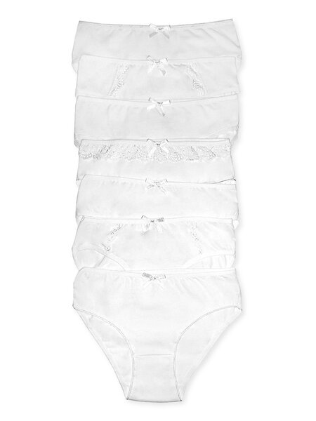 Набор трусиков Девочкам Nicoletta Белый Без рисунка (фото 1)