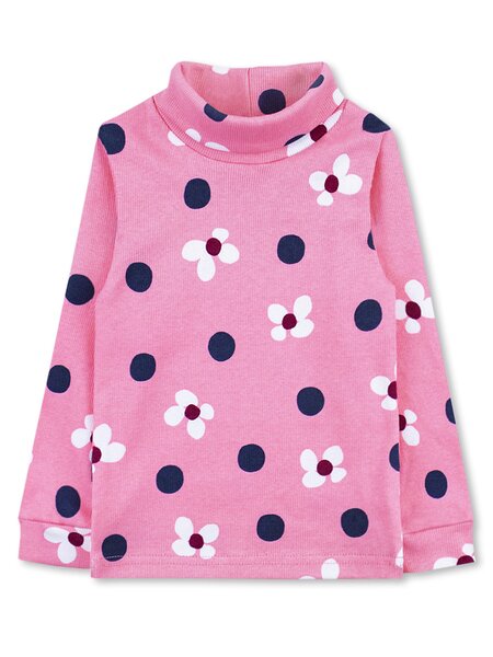 Водолазка Девочкам Юлала Розовый Цветы (фото 1)
