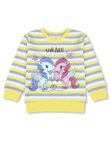 Джемпер Девочкам Bonito Жёлтый; Белый Пони (фото 1)