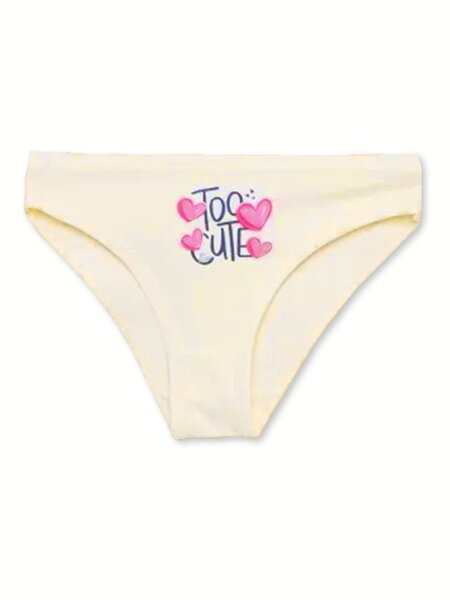 Трусы Девочкам Le&lo Бежевый Надпись (фото 1)