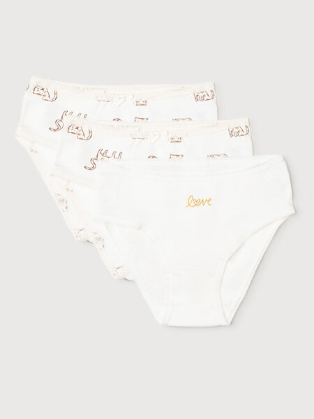 Набор трусиков Девочкам Crockid Молочный Зверята (фото 1)