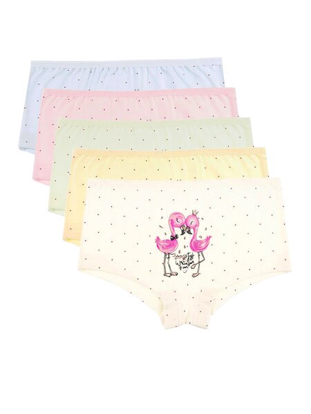 Трусики-шортики Девочкам Donella Микс Фламинго (фото 1)